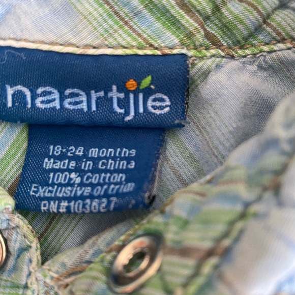 Boys Naartjie snap front shirt 18-24 months - Picture 4 of 5